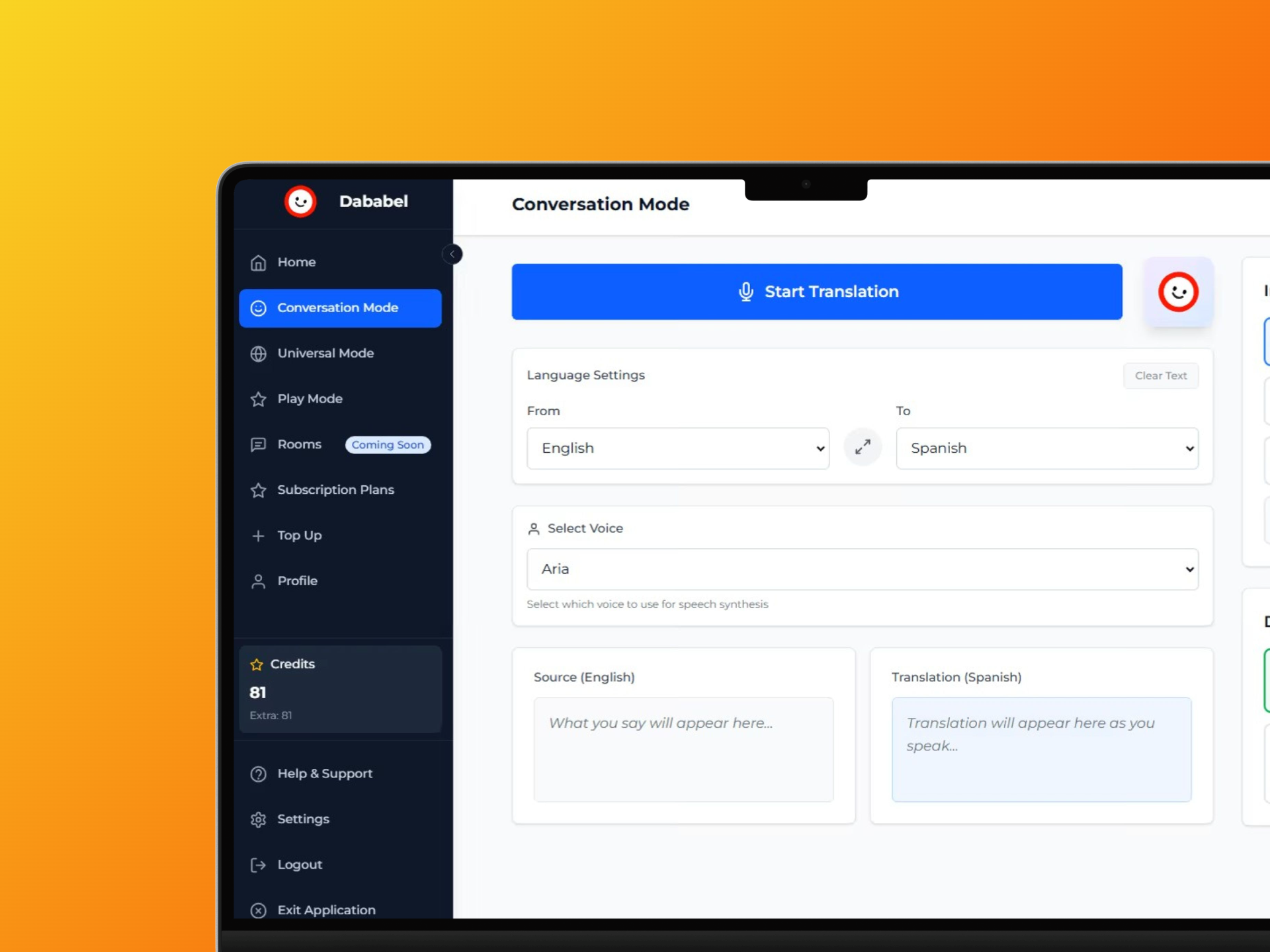 Desktop UI